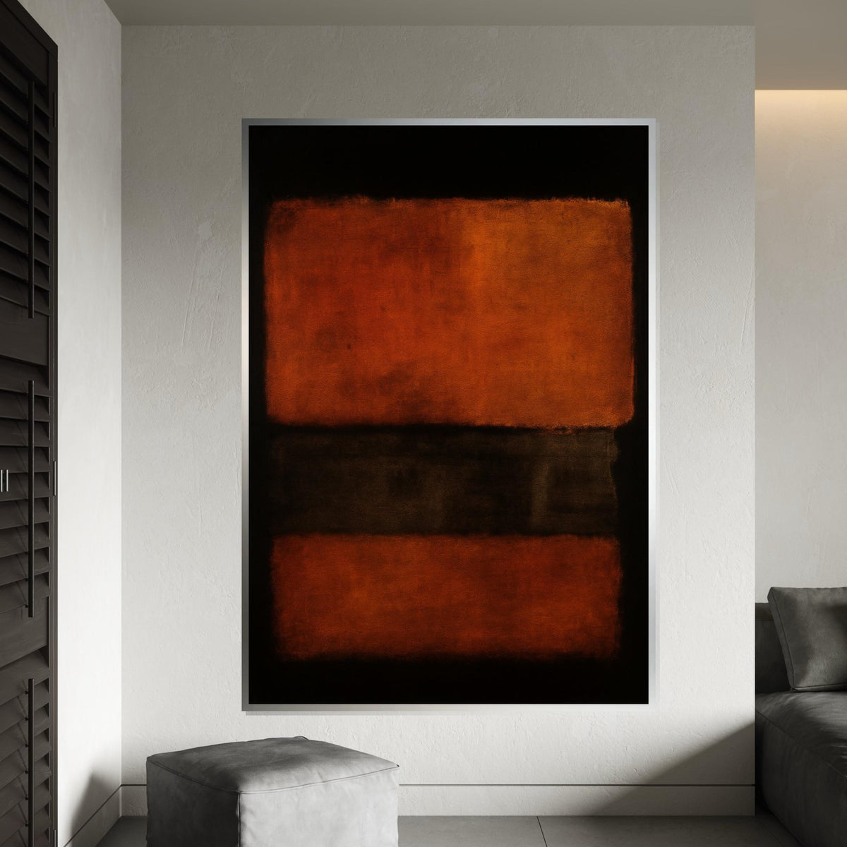 Mark Rothko Canvas, Mix Abstract Wall Art, Mark Rothko Style Print,Affiche Art,Expressionist Canvas Painting,Ready To Hang Decor,Print Art