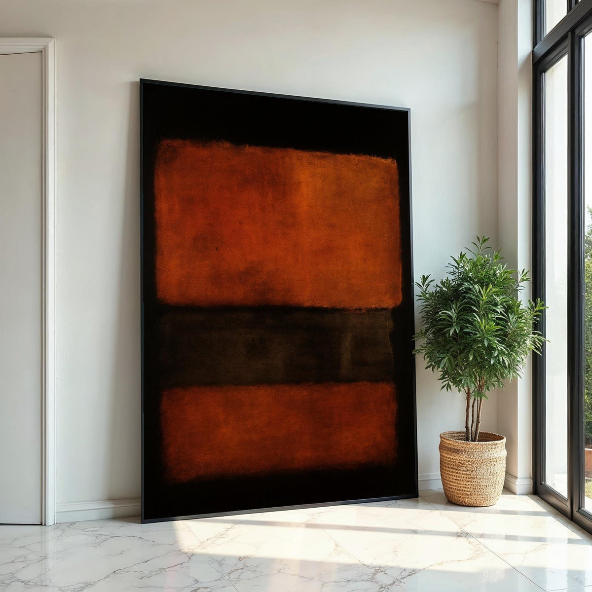 Mark Rothko Canvas, Mix Abstract Wall Art, Mark Rothko Style Print,Affiche Art,Expressionist Canvas Painting,Ready To Hang Decor,Print Art