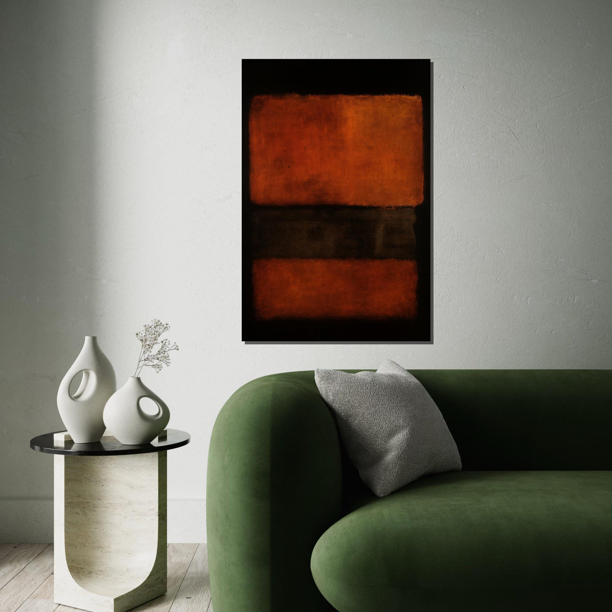Mark Rothko Canvas, Mix Abstract Wall Art, Mark Rothko Style Print,Affiche Art,Expressionist Canvas Painting,Ready To Hang Decor,Print Art