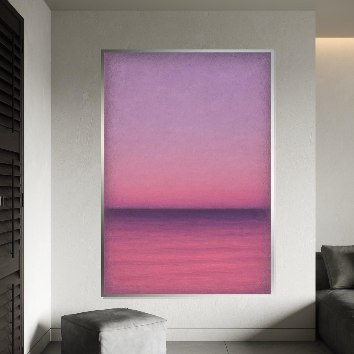 Mark Rothko Canvas, Pink Abstract Wall Art, Mark Rothko Style Print,Affiche Art,Expressionist Canvas Painting,Ready To Hang Decor,Print Art