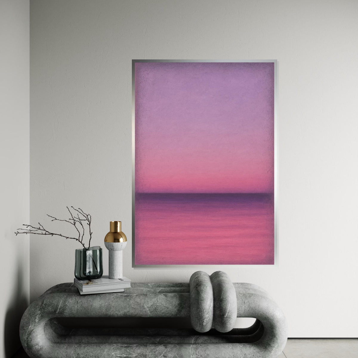 Mark Rothko Canvas, Pink Abstract Wall Art, Mark Rothko Style Print,Affiche Art,Expressionist Canvas Painting,Ready To Hang Decor,Print Art