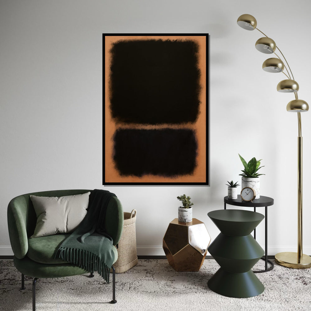 Mark Rothko Canvas,Duality Abstract Wall Art,Mark Rothko Style Print,Affiche Art,Expressionist Canvas Painting,Ready To Hang Decor,Print Art