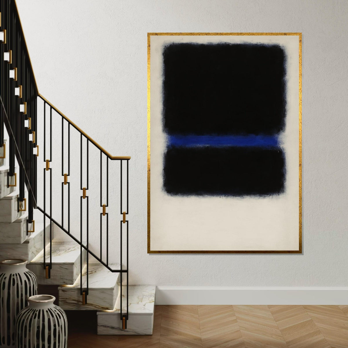 Mark Rothko Canvas, Mix Abstract Wall Art, Mark Rothko Style Print,Affiche Art,Expressionist Canvas Painting,Ready To Hang Decor,Print Art