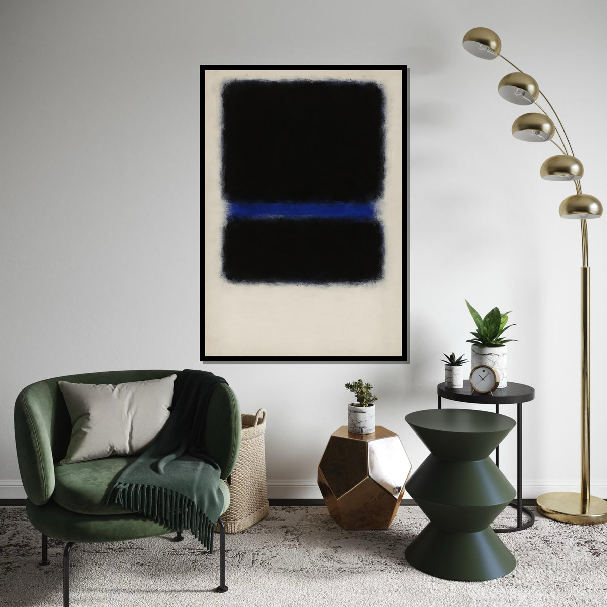 Mark Rothko Canvas, Mix Abstract Wall Art, Mark Rothko Style Print,Affiche Art,Expressionist Canvas Painting,Ready To Hang Decor,Print Art