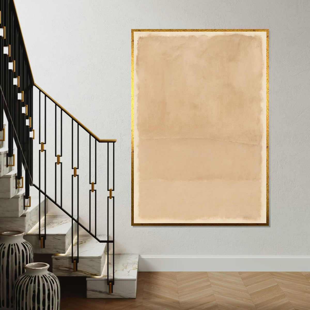 Mark Rothko Canvas, Abstract Wall Art, Mark Rothko Style Print,Affiche Art,Expressionist Canvas Painting,Ready To Hang Decor,Print Art