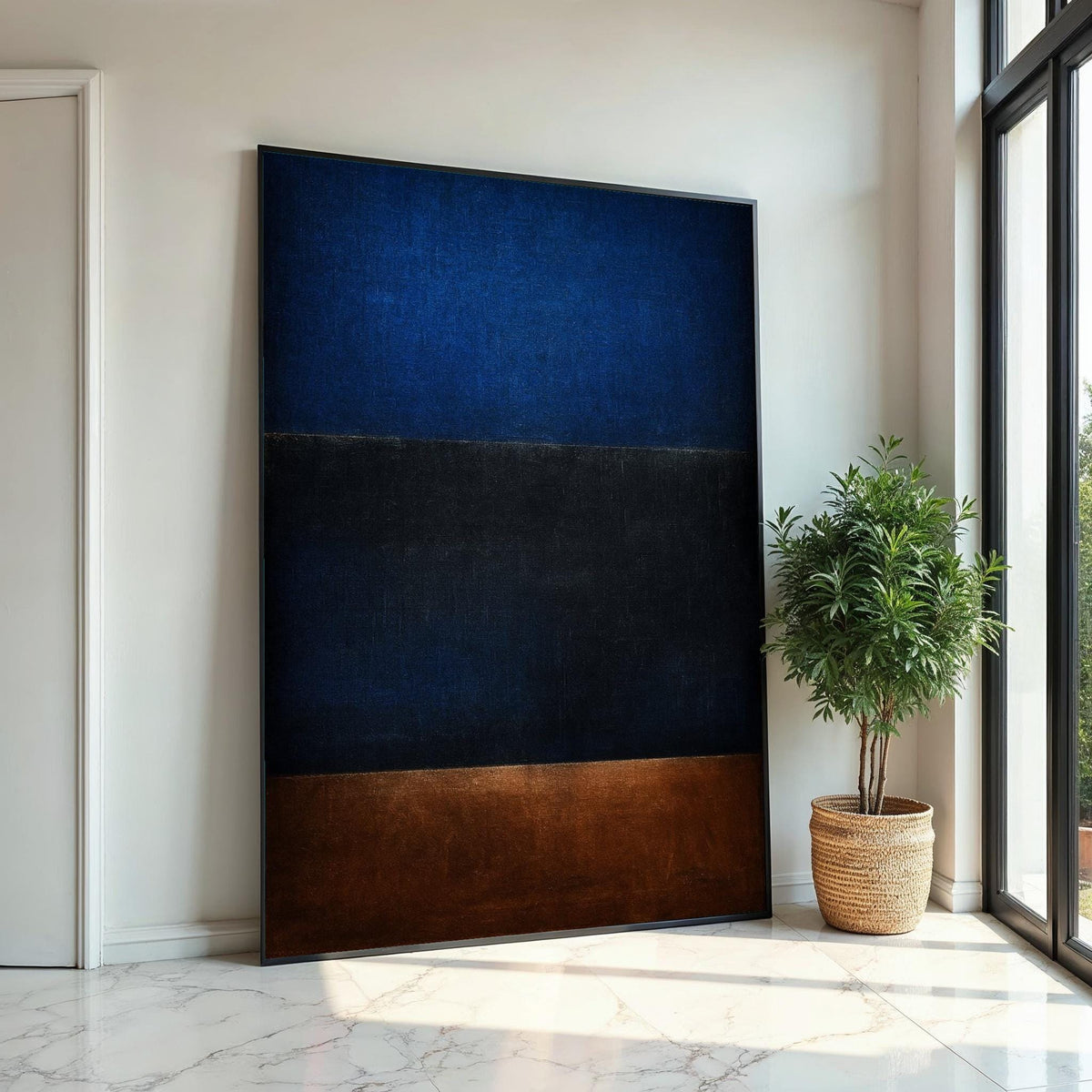 Mark Rothko Canvas, Abstract Wall Art, Mark Rothko Style Print,Affiche Art,Expressionist Canvas Painting,Ready To Hang Decor,Print Art