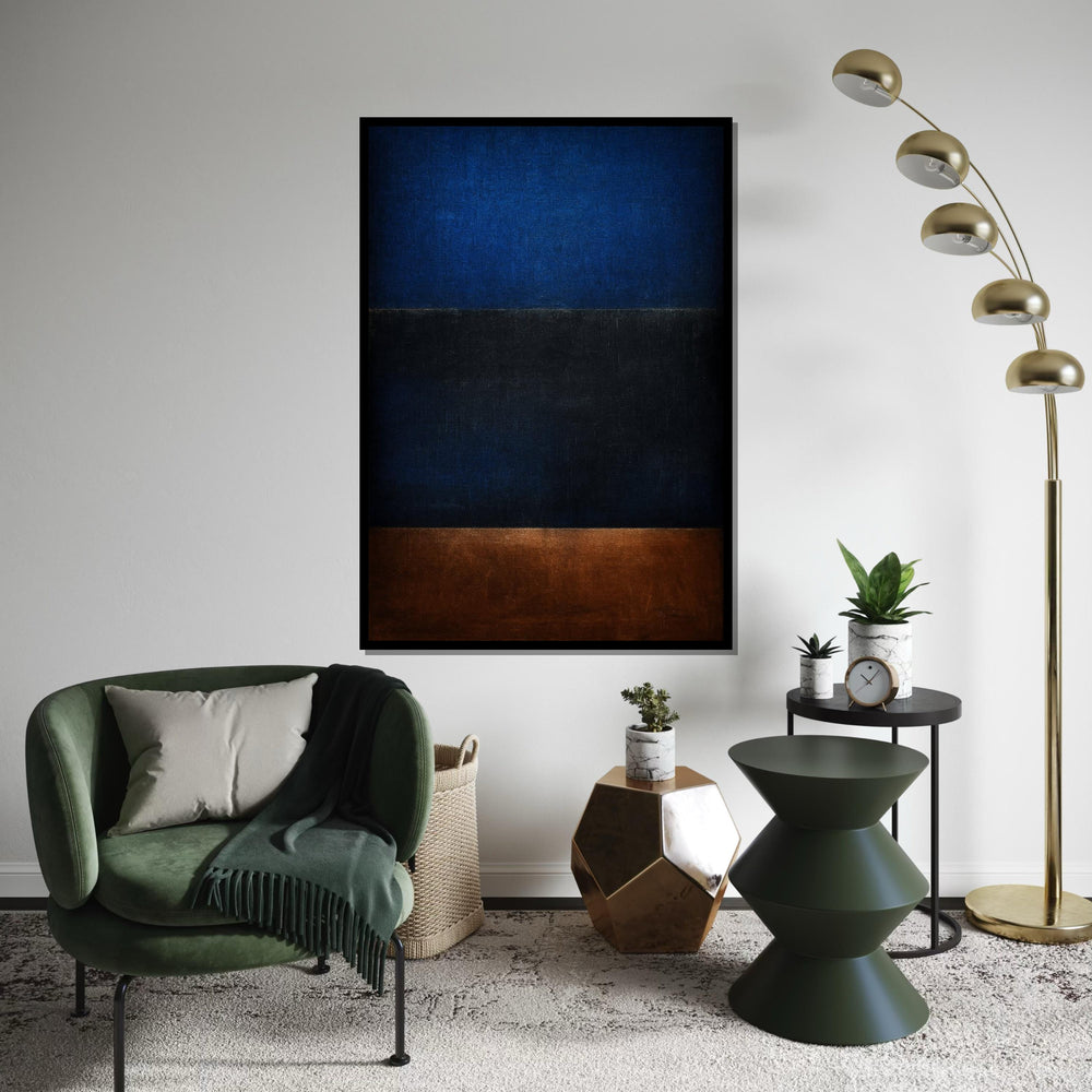 Mark Rothko Canvas, Abstract Wall Art, Mark Rothko Style Print,Affiche Art,Expressionist Canvas Painting,Ready To Hang Decor,Print Art