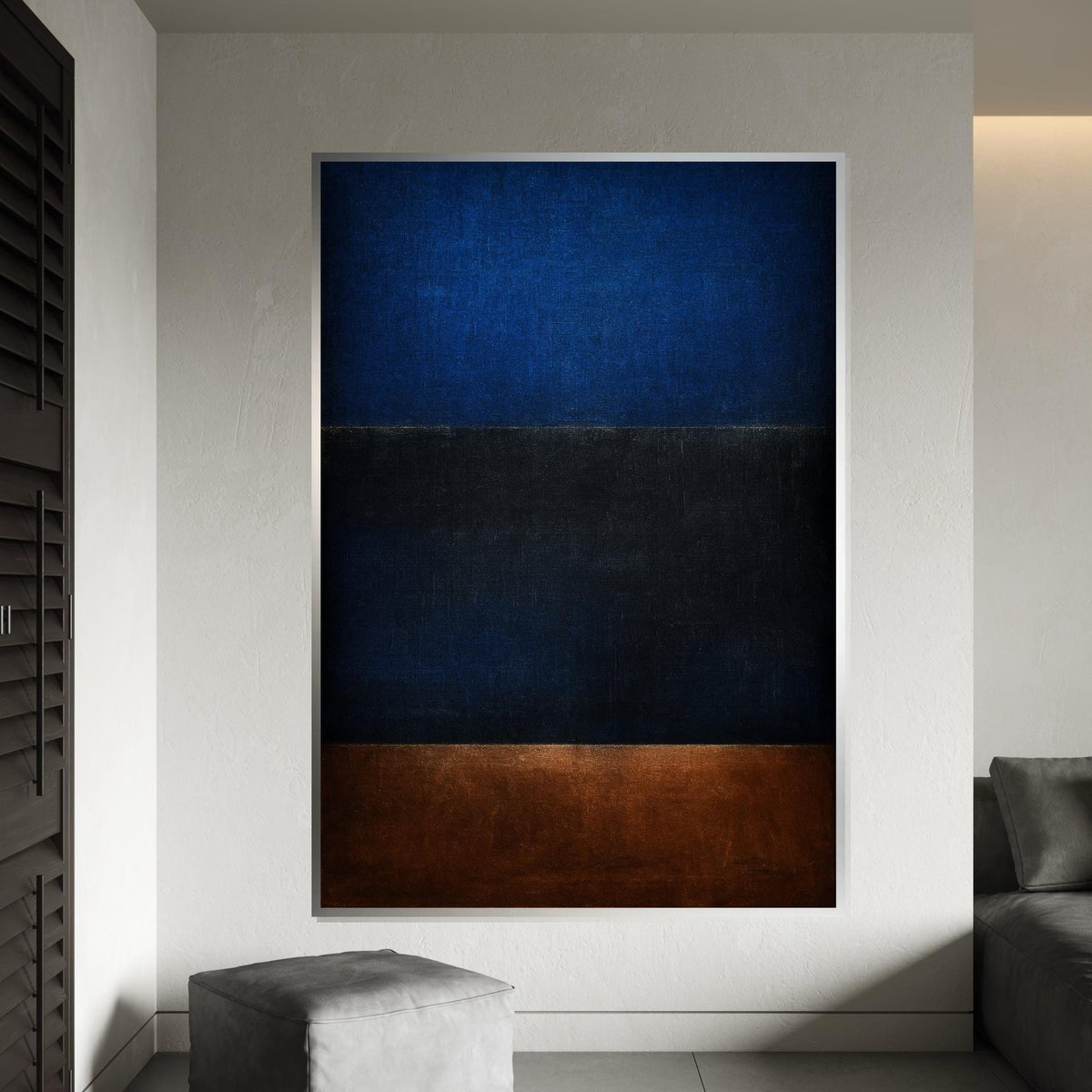 Mark Rothko Canvas, Abstract Wall Art, Mark Rothko Style Print,Affiche Art,Expressionist Canvas Painting,Ready To Hang Decor,Print Art