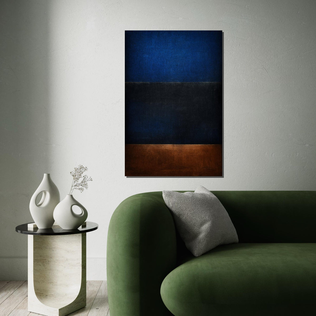Mark Rothko Canvas, Abstract Wall Art, Mark Rothko Style Print,Affiche Art,Expressionist Canvas Painting,Ready To Hang Decor,Print Art
