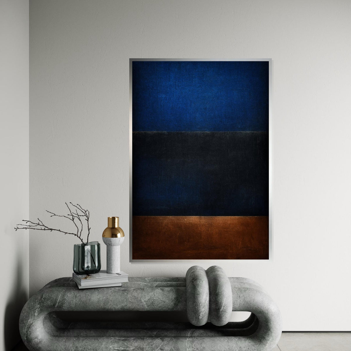 Mark Rothko Canvas, Abstract Wall Art, Mark Rothko Style Print,Affiche Art,Expressionist Canvas Painting,Ready To Hang Decor,Print Art
