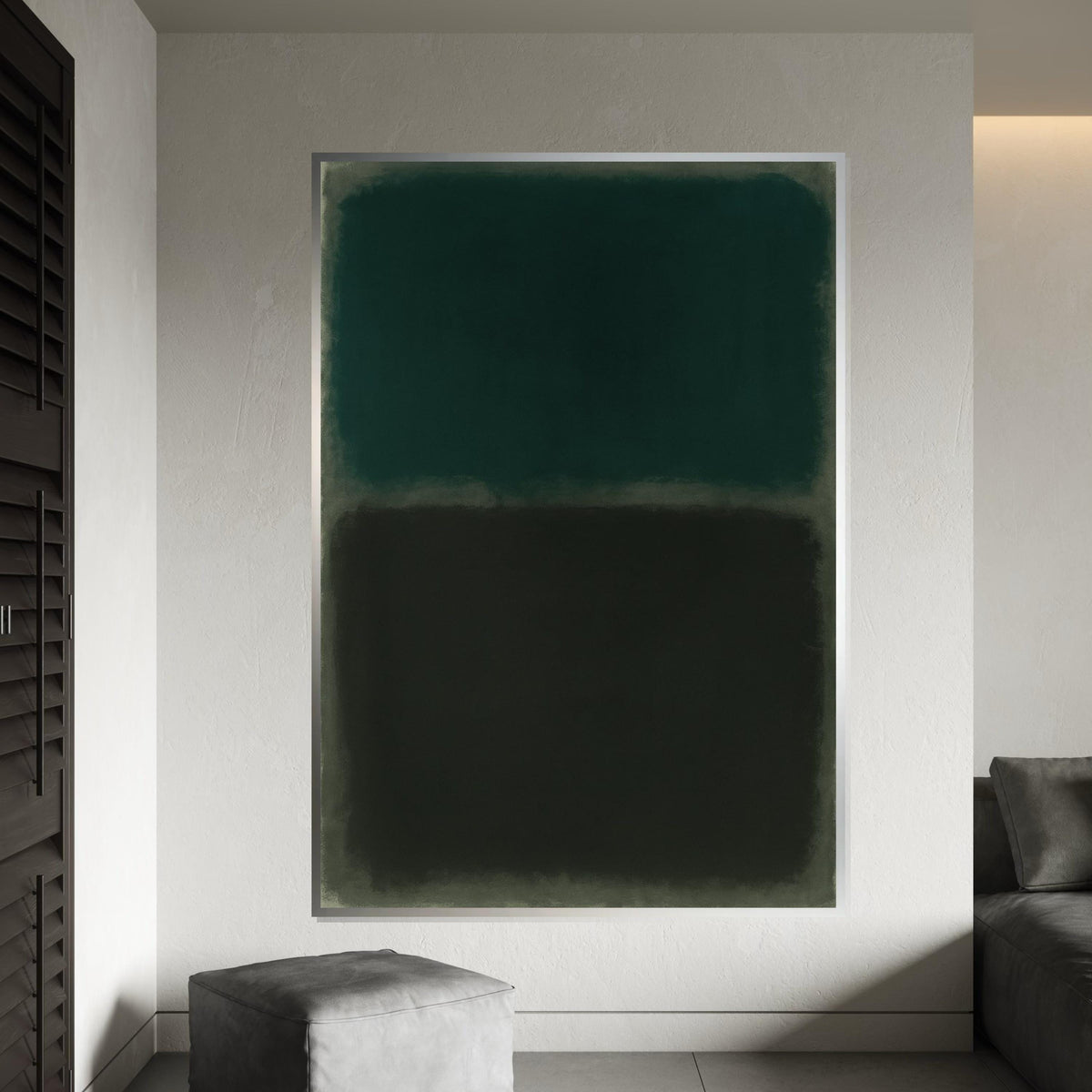 Mark Rothko Canvas, Abstract Wall Art, Mark Rothko Style Print,Affiche Art,Expressionist Canvas Painting,Ready To Hang Decor,Print Art