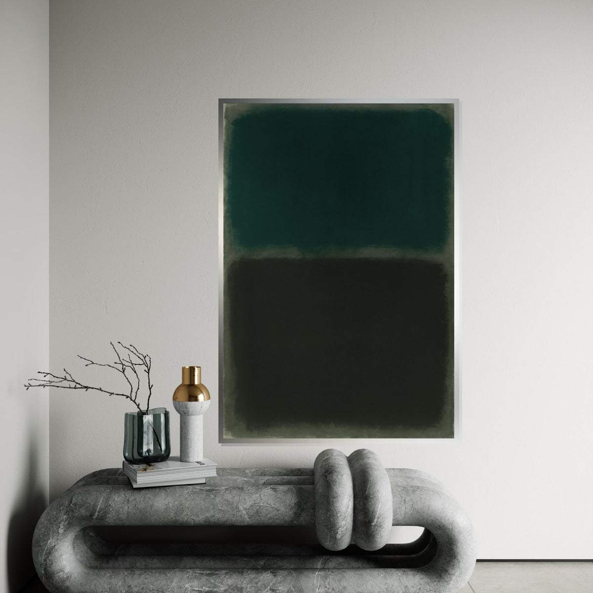Mark Rothko Canvas, Abstract Wall Art, Mark Rothko Style Print,Affiche Art,Expressionist Canvas Painting,Ready To Hang Decor,Print Art