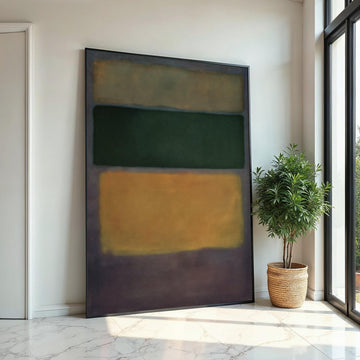 Mark Rothko Canvas, Abstract Wall Art, Mark Rothko Style Print,Affiche Art,Expressionist Canvas Painting,Ready To Hang Decor,Print Art