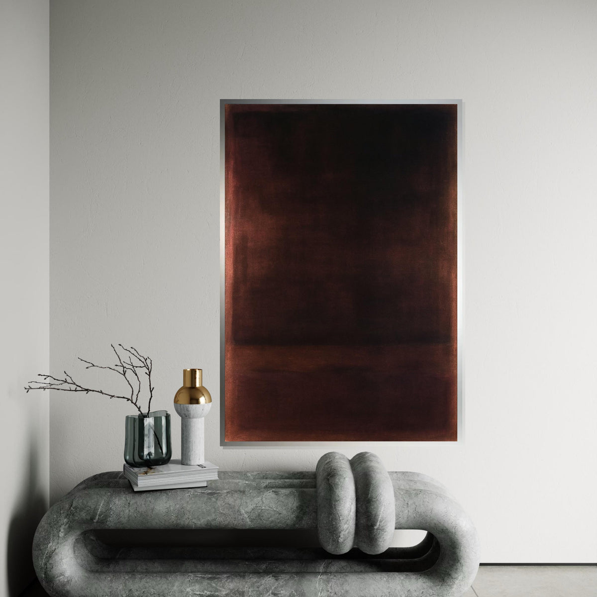 Mark Rothko Canvas, Abstract Wall Art, Mark Rothko Style Print,Affiche Art,Expressionist Canvas Painting,Ready To Hang Decor,Print Art