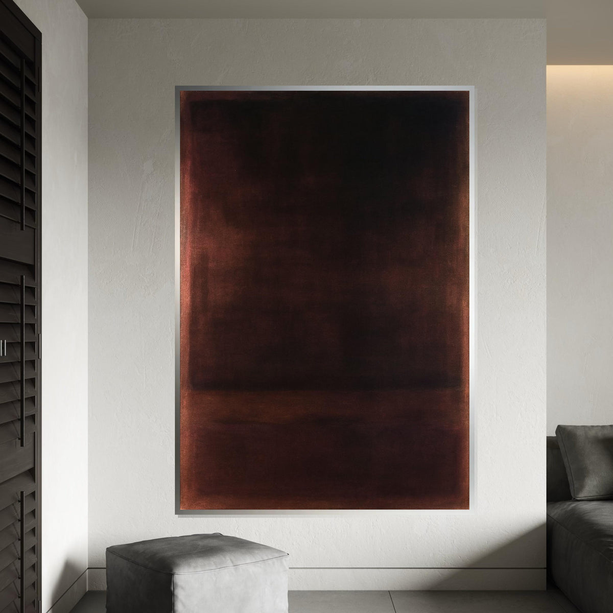 Mark Rothko Canvas, Abstract Wall Art, Mark Rothko Style Print,Affiche Art,Expressionist Canvas Painting,Ready To Hang Decor,Print Art