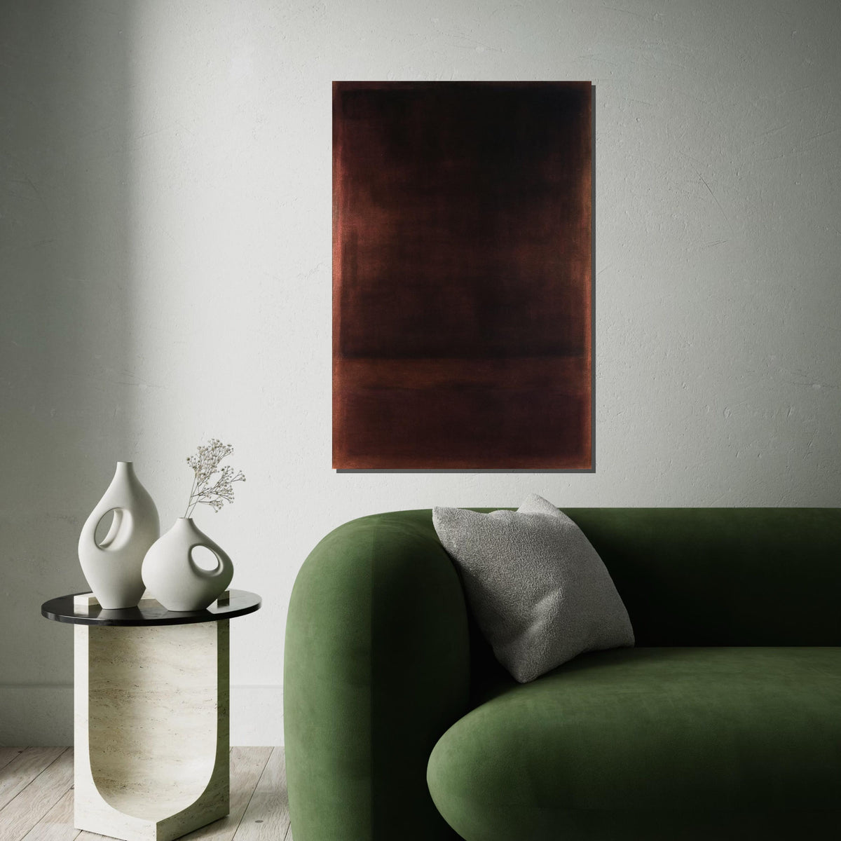 Mark Rothko Canvas, Abstract Wall Art, Mark Rothko Style Print,Affiche Art,Expressionist Canvas Painting,Ready To Hang Decor,Print Art