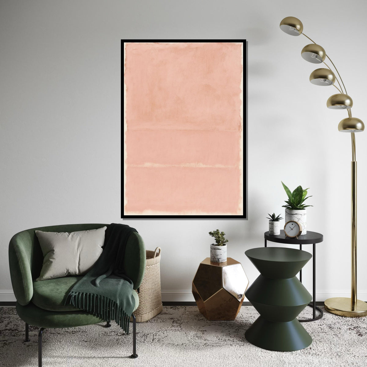 Mark Rothko Canvas, Abstract Wall Art, Mark Rothko Style Print,Affiche Art,Expressionist Canvas Painting,Ready To Hang Decor,Print Art