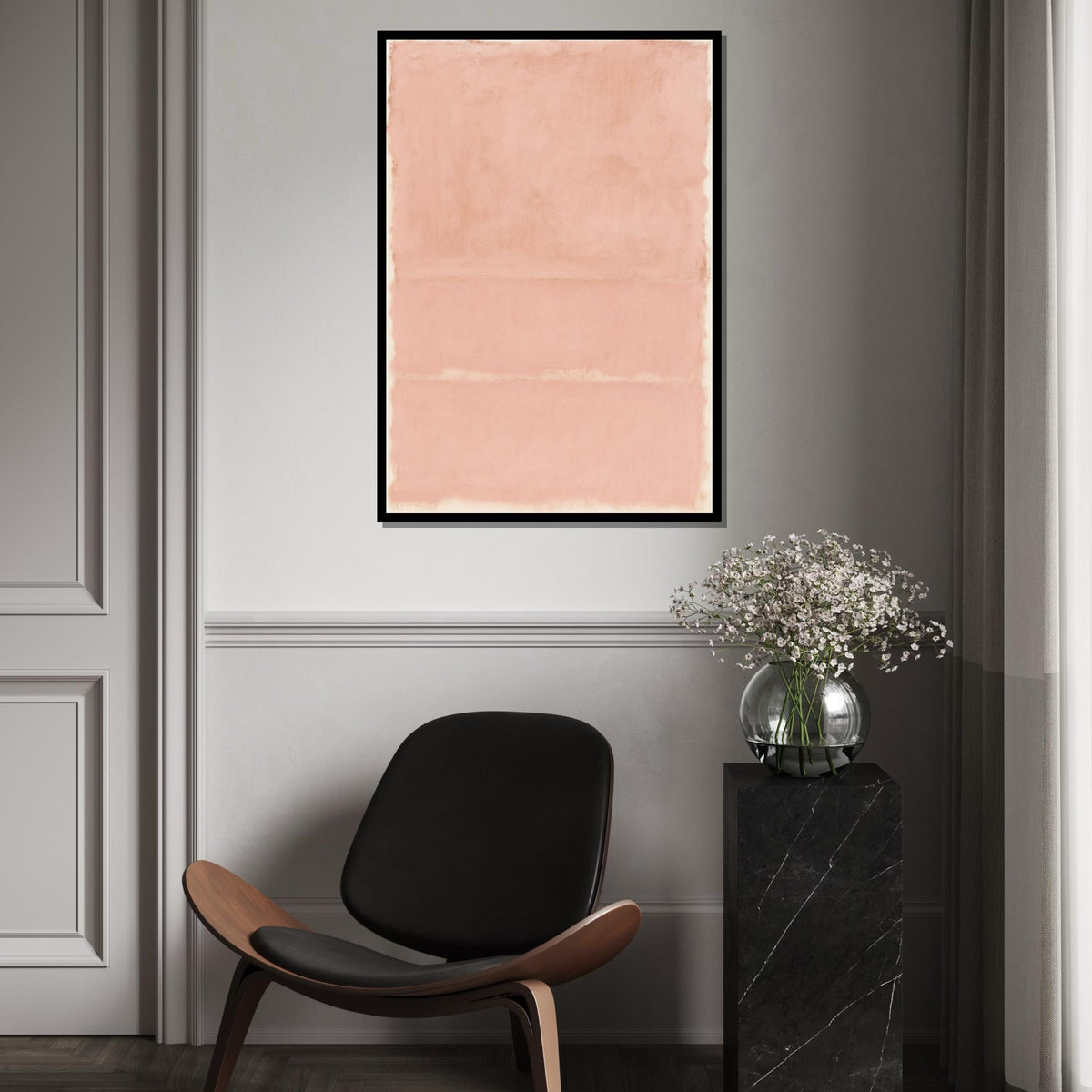 Mark Rothko Canvas, Abstract Wall Art, Mark Rothko Style Print,Affiche Art,Expressionist Canvas Painting,Ready To Hang Decor,Print Art