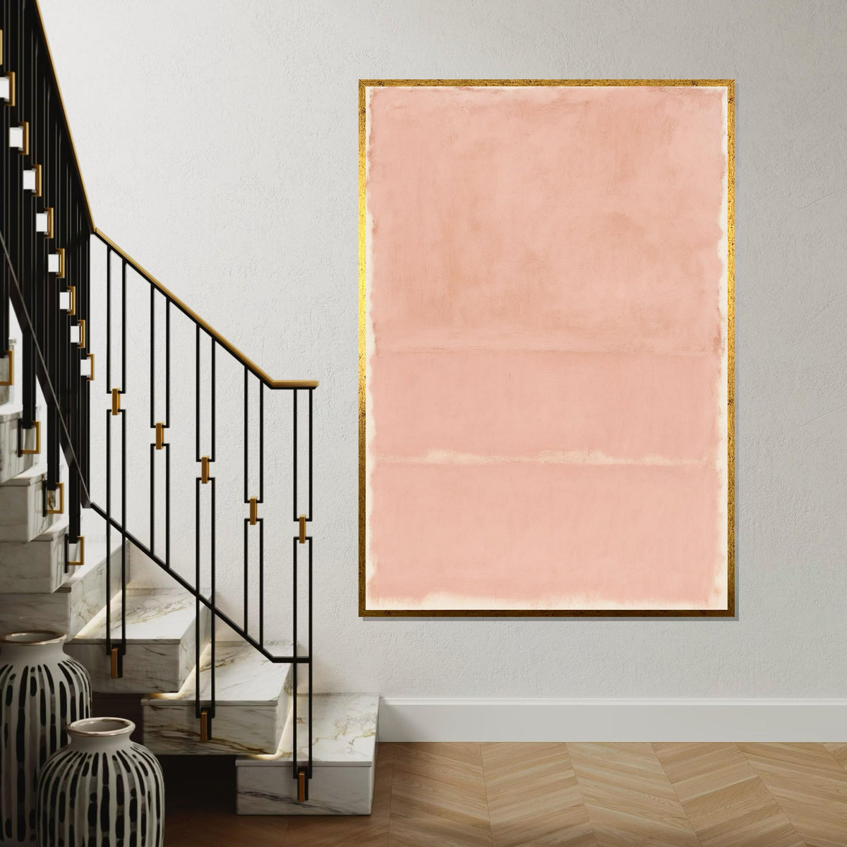 Mark Rothko Canvas, Abstract Wall Art, Mark Rothko Style Print,Affiche Art,Expressionist Canvas Painting,Ready To Hang Decor,Print Art