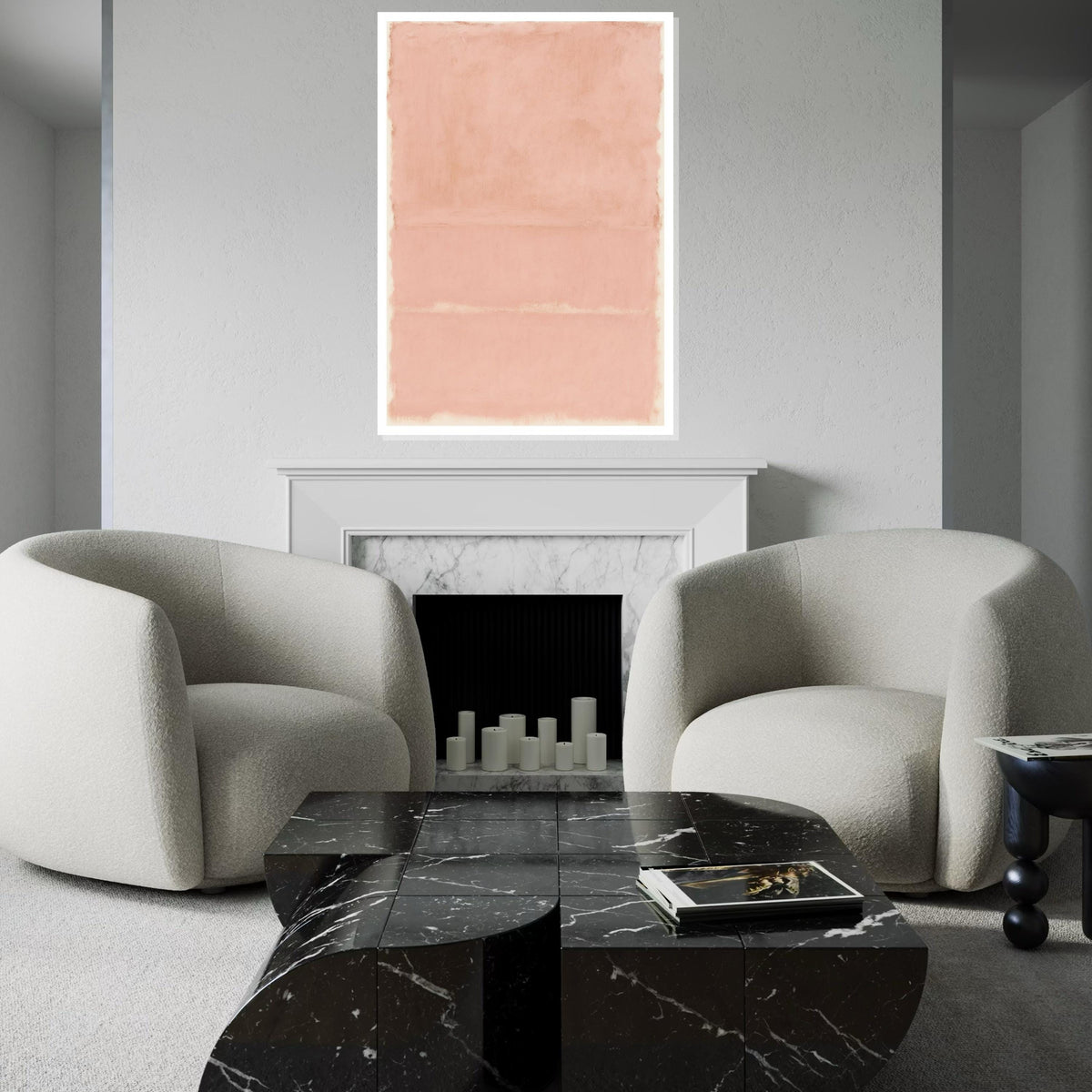 Mark Rothko Canvas, Abstract Wall Art, Mark Rothko Style Print,Affiche Art,Expressionist Canvas Painting,Ready To Hang Decor,Print Art