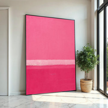Mark Rothko Canvas, Pink Abstract Wall Art, Mark Rothko Style Print,Affiche Art,Expressionist Canvas Painting,Ready To Hang Decor,Print Art