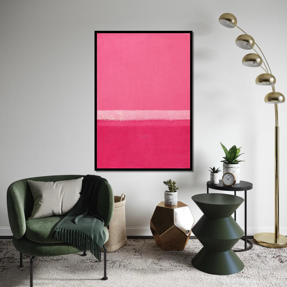 Mark Rothko Canvas, Pink Abstract Wall Art, Mark Rothko Style Print,Affiche Art,Expressionist Canvas Painting,Ready To Hang Decor,Print Art