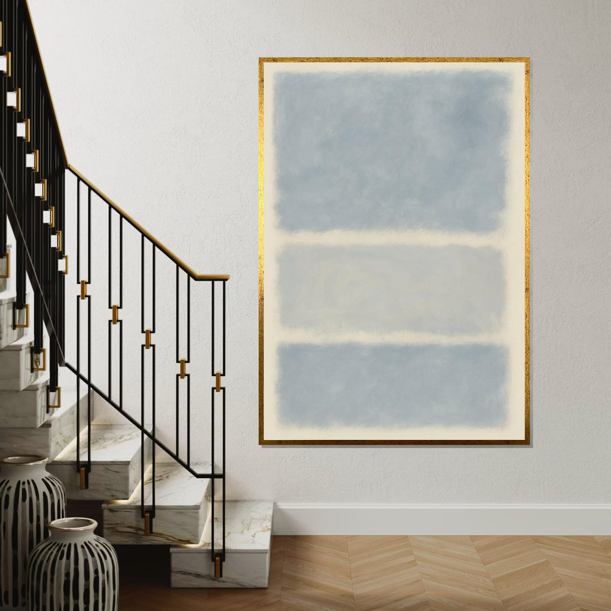 Mark Rothko Canvas, Abstract Wall Art, Mark Rothko Style Print,Affiche Art,Expressionist Canvas Painting,Ready To Hang Decor,Print Art