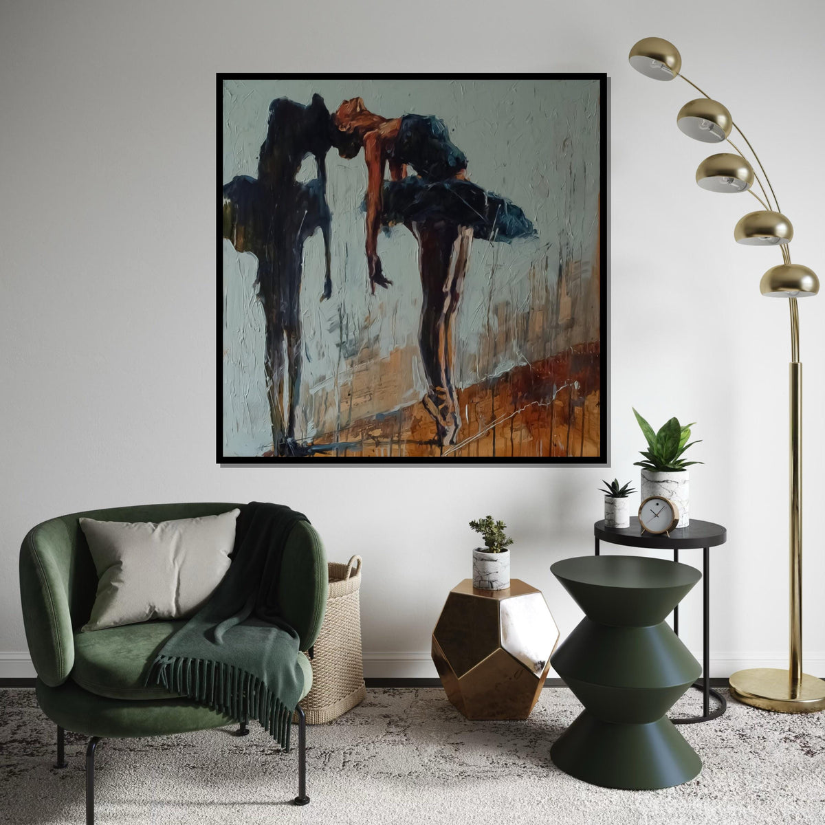 Woman Canvas Art, Ballerina Canvas, Ballet Dancer Art, Elegant Wall Art, Dance Canvas Design, Ready To Hang Home Decoration
