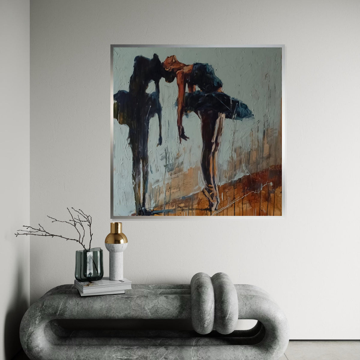Woman Canvas Art, Ballerina Canvas, Ballet Dancer Art, Elegant Wall Art, Dance Canvas Design, Ready To Hang Home Decoration
