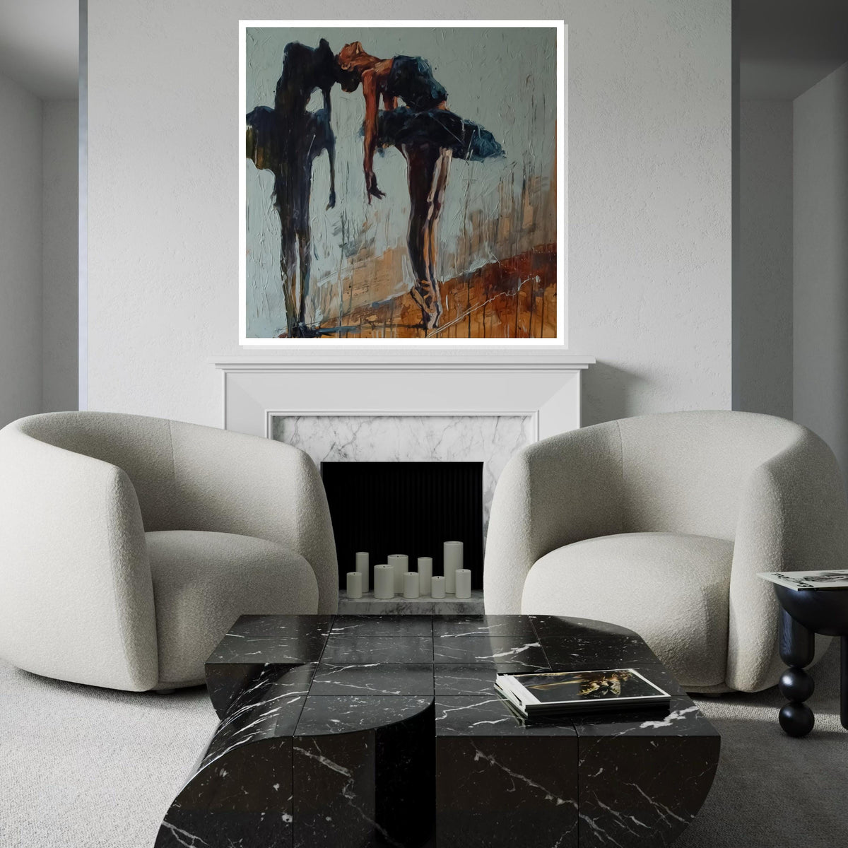 Woman Canvas Art, Ballerina Canvas, Ballet Dancer Art, Elegant Wall Art, Dance Canvas Design, Ready To Hang Home Decoration