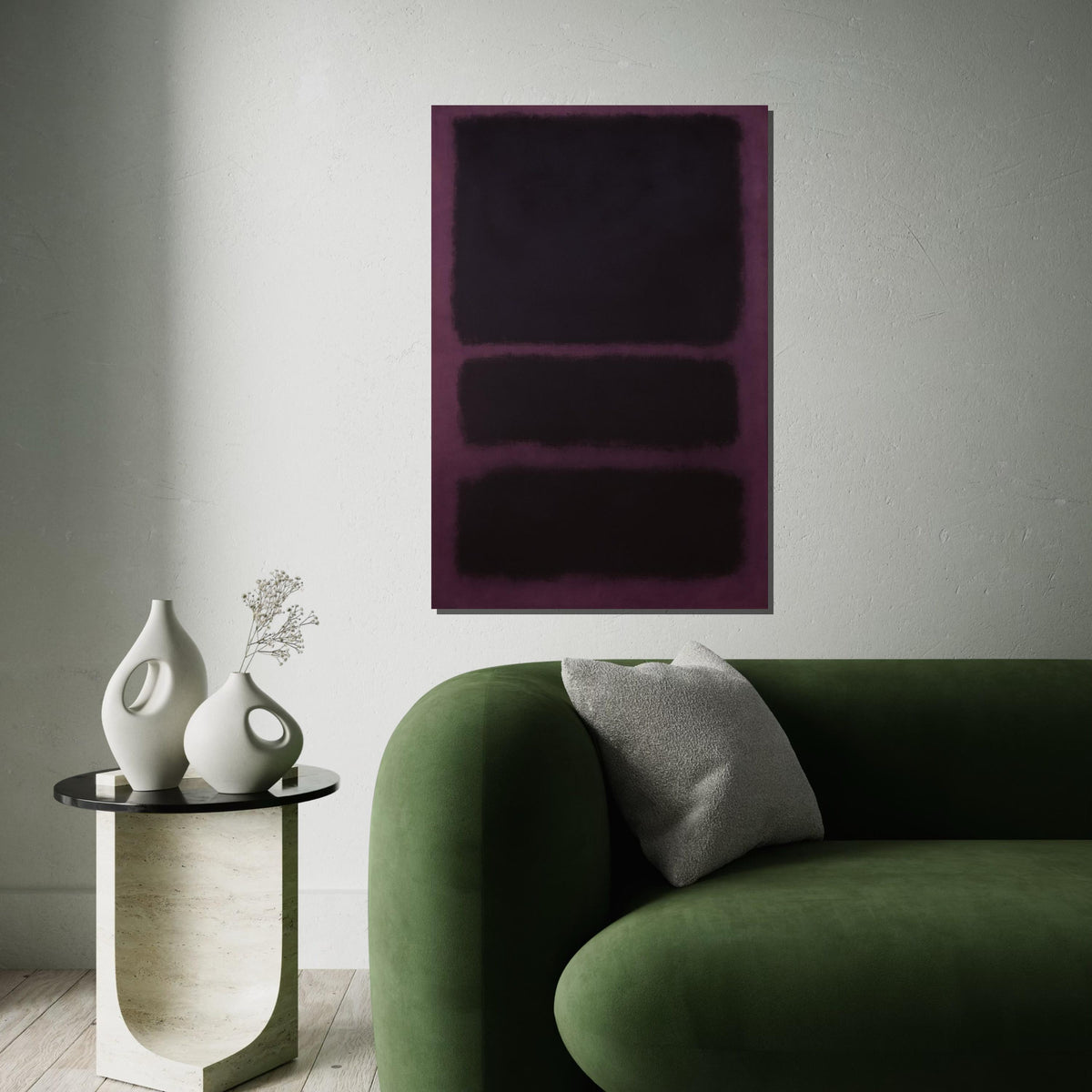 Mark Rothko Canvas, Abstract Wall Art, Mark Rothko Style Print,Affiche Art,Expressionist Canvas Painting,Ready To Hang Decor,Print Art