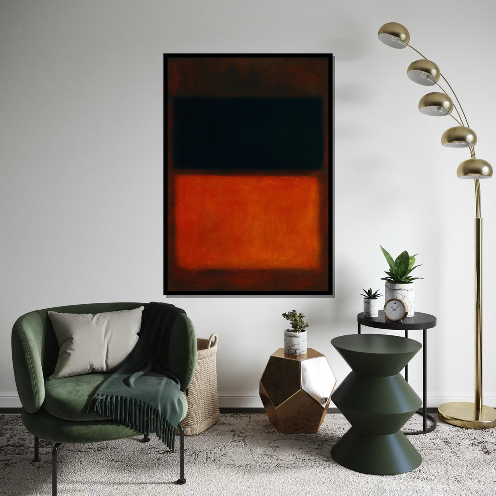Mark Rothko Canvas, Abstract Wall Art, Mark Rothko Style Print,Affiche Art,Expressionist Canvas Painting,Ready To Hang Decor,Print Art
