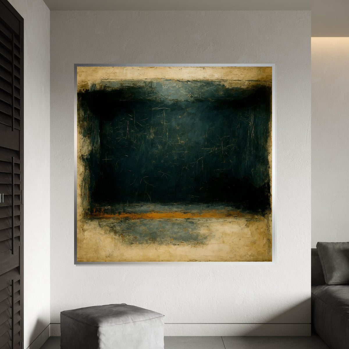 Mark Rothko Canvas, Abstract Wall Art, Mark Rothko Style Print,Affiche Art,Expressionist Canvas Painting,Ready To Hang Decor,Print Art