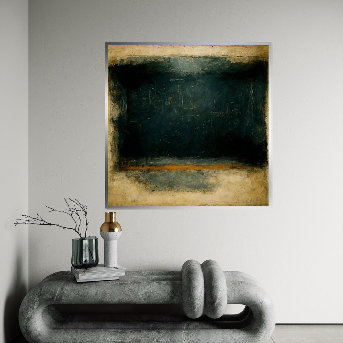 Mark Rothko Canvas, Abstract Wall Art, Mark Rothko Style Print,Affiche Art,Expressionist Canvas Painting,Ready To Hang Decor,Print Art