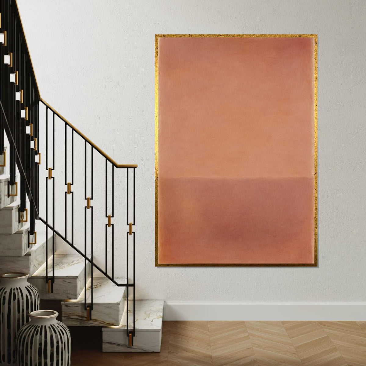 Mark Rothko Canvas, Abstract Wall Art, Mark Rothko Style Print,Affiche Art,Expressionist Canvas Painting,Ready To Hang Decor,Print Art