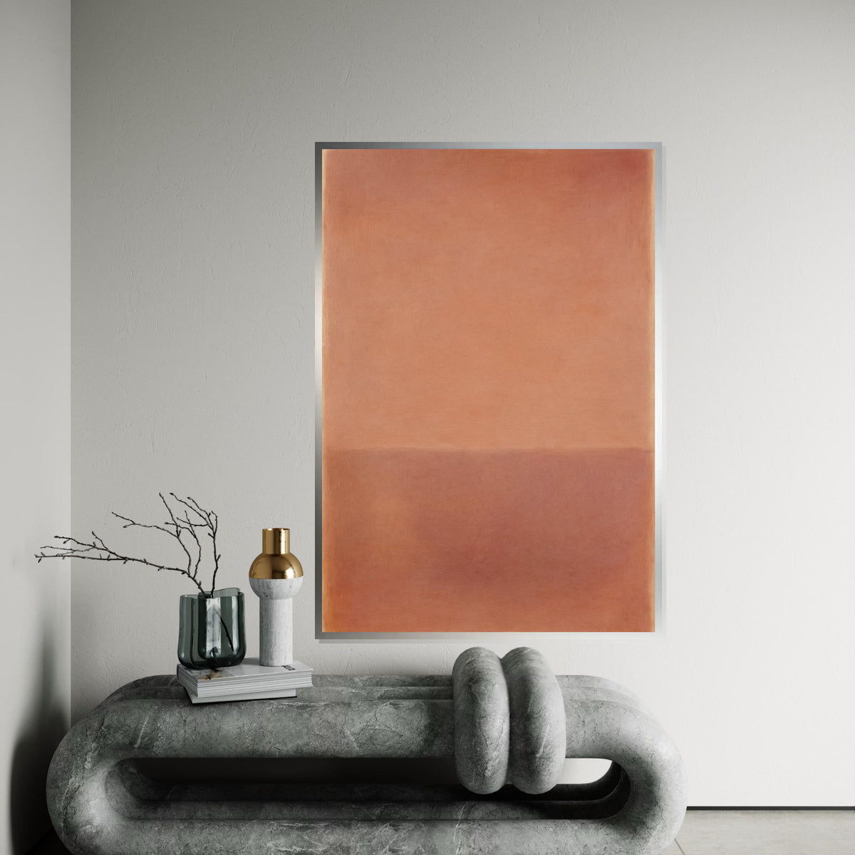 Mark Rothko Canvas, Abstract Wall Art, Mark Rothko Style Print,Affiche Art,Expressionist Canvas Painting,Ready To Hang Decor,Print Art