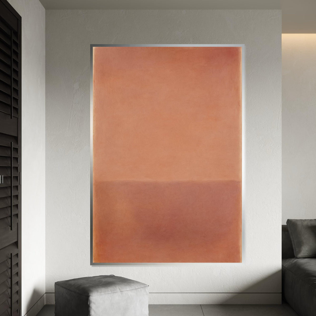 Mark Rothko Canvas, Abstract Wall Art, Mark Rothko Style Print,Affiche Art,Expressionist Canvas Painting,Ready To Hang Decor,Print Art