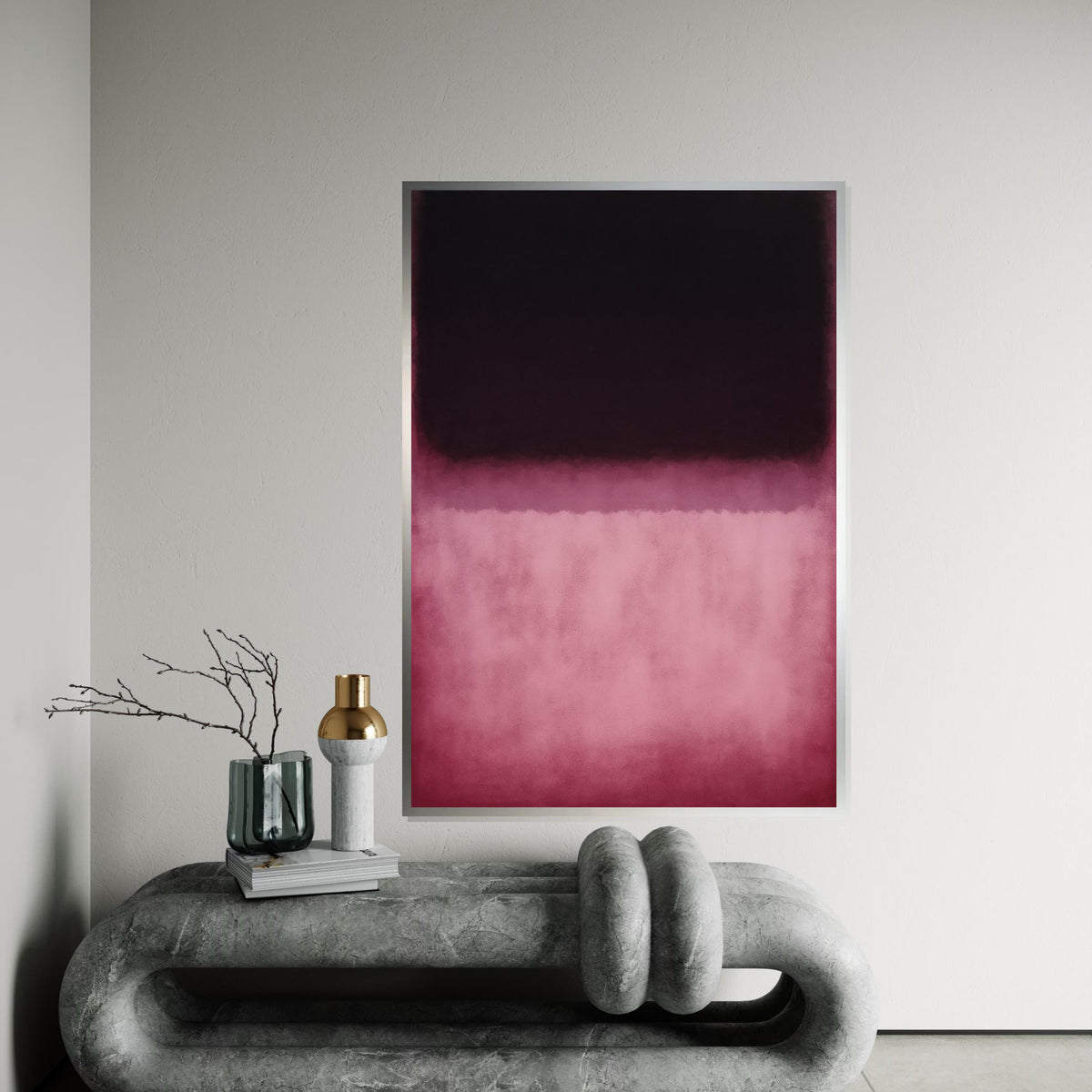 Mark Rothko Canvas, Abstract Wall Art, Mark Rothko Style Print,Affiche Art,Expressionist Canvas Painting,Ready To Hang Decor,Print Art