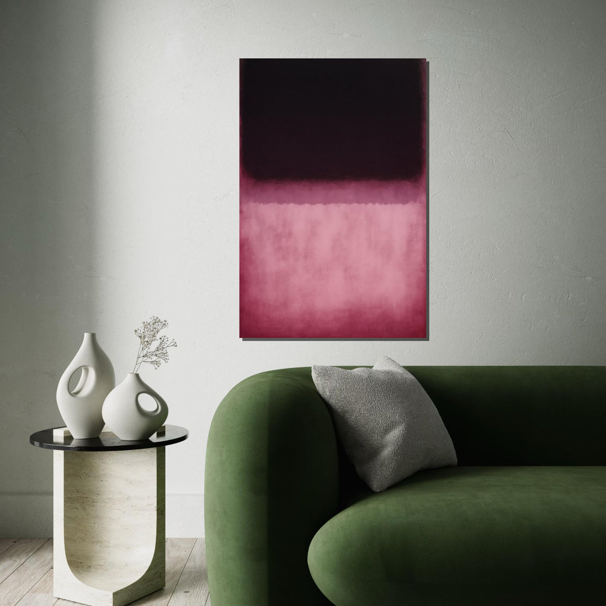 Mark Rothko Canvas, Abstract Wall Art, Mark Rothko Style Print,Affiche Art,Expressionist Canvas Painting,Ready To Hang Decor,Print Art