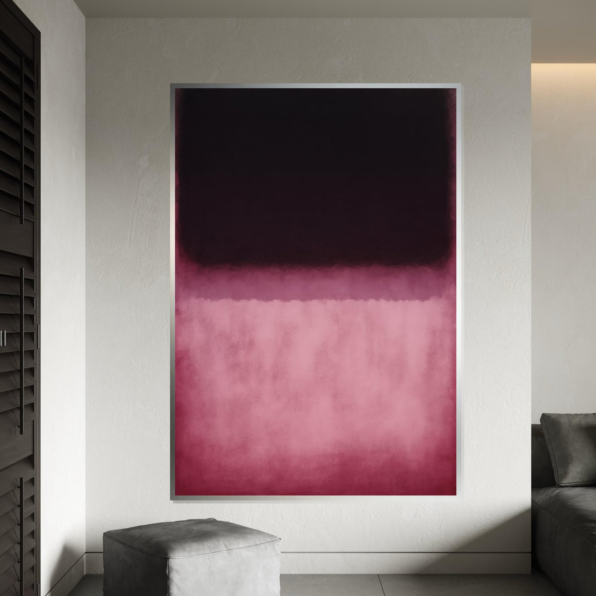 Mark Rothko Canvas, Abstract Wall Art, Mark Rothko Style Print,Affiche Art,Expressionist Canvas Painting,Ready To Hang Decor,Print Art