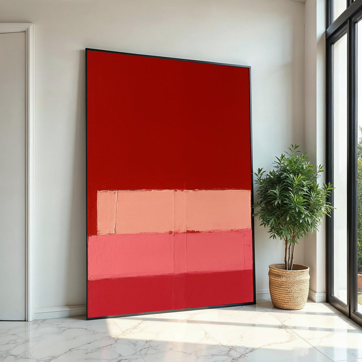 Mark Rothko Canvas, Abstract Wall Art, Mark Rothko Style Print,Affiche Art,Expressionist Canvas Painting,Ready To Hang Decor,Print Art