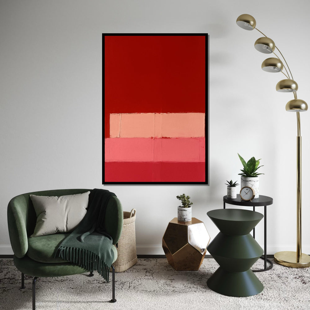 Mark Rothko Canvas, Abstract Wall Art, Mark Rothko Style Print,Affiche Art,Expressionist Canvas Painting,Ready To Hang Decor,Print Art