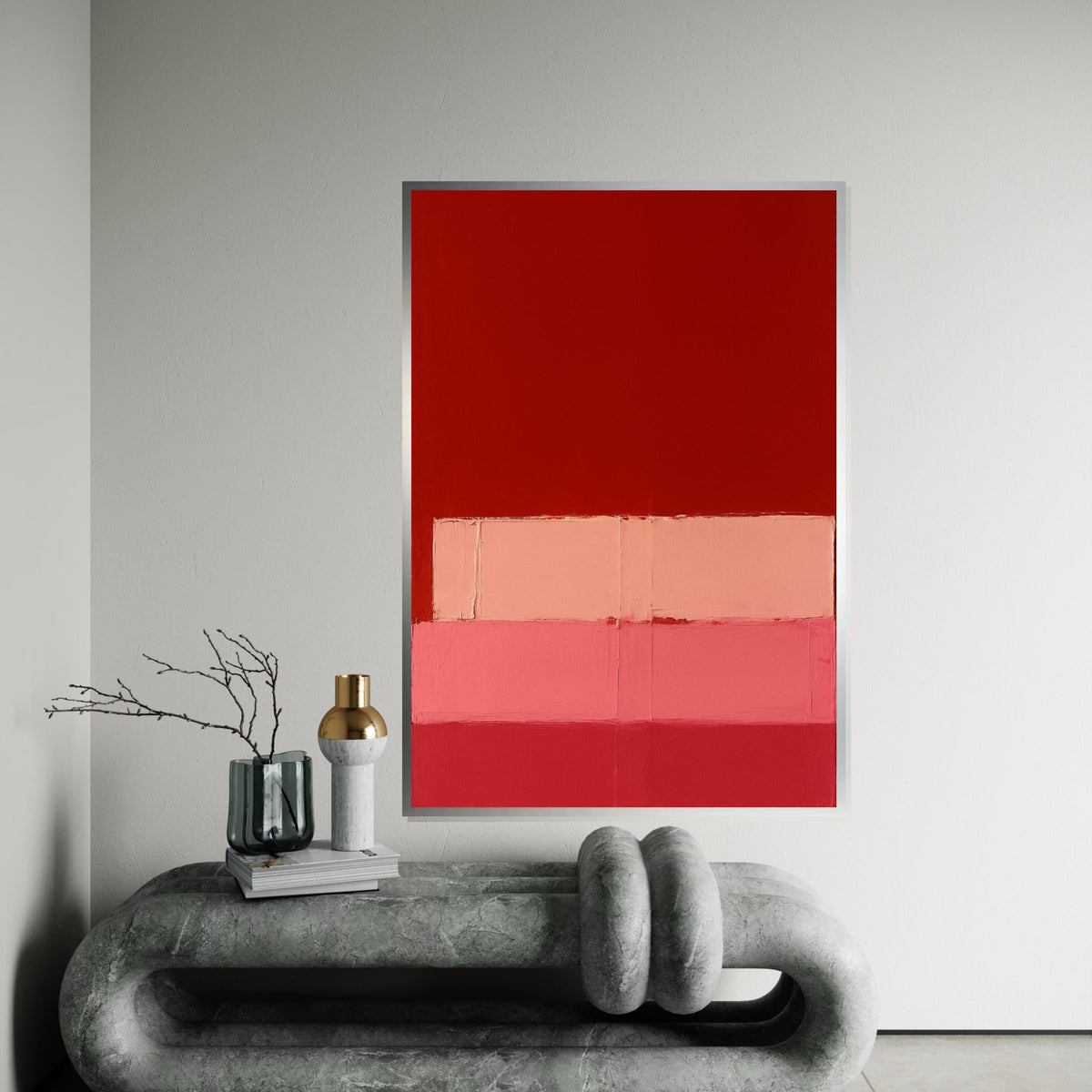 Mark Rothko Canvas, Abstract Wall Art, Mark Rothko Style Print,Affiche Art,Expressionist Canvas Painting,Ready To Hang Decor,Print Art