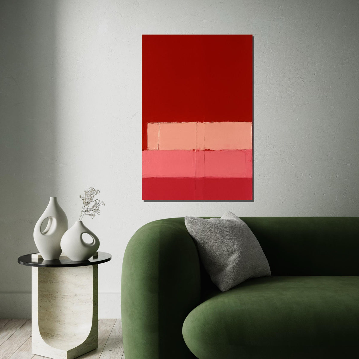 Mark Rothko Canvas, Abstract Wall Art, Mark Rothko Style Print,Affiche Art,Expressionist Canvas Painting,Ready To Hang Decor,Print Art