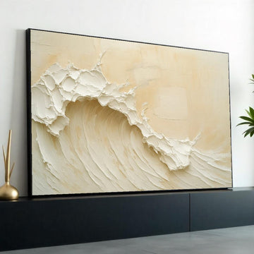 Print ART, Wave Canvas, Abstract Wave Wall Art, Ocean Art, Wall Art Canvas Design, Ready to Hang Decoration