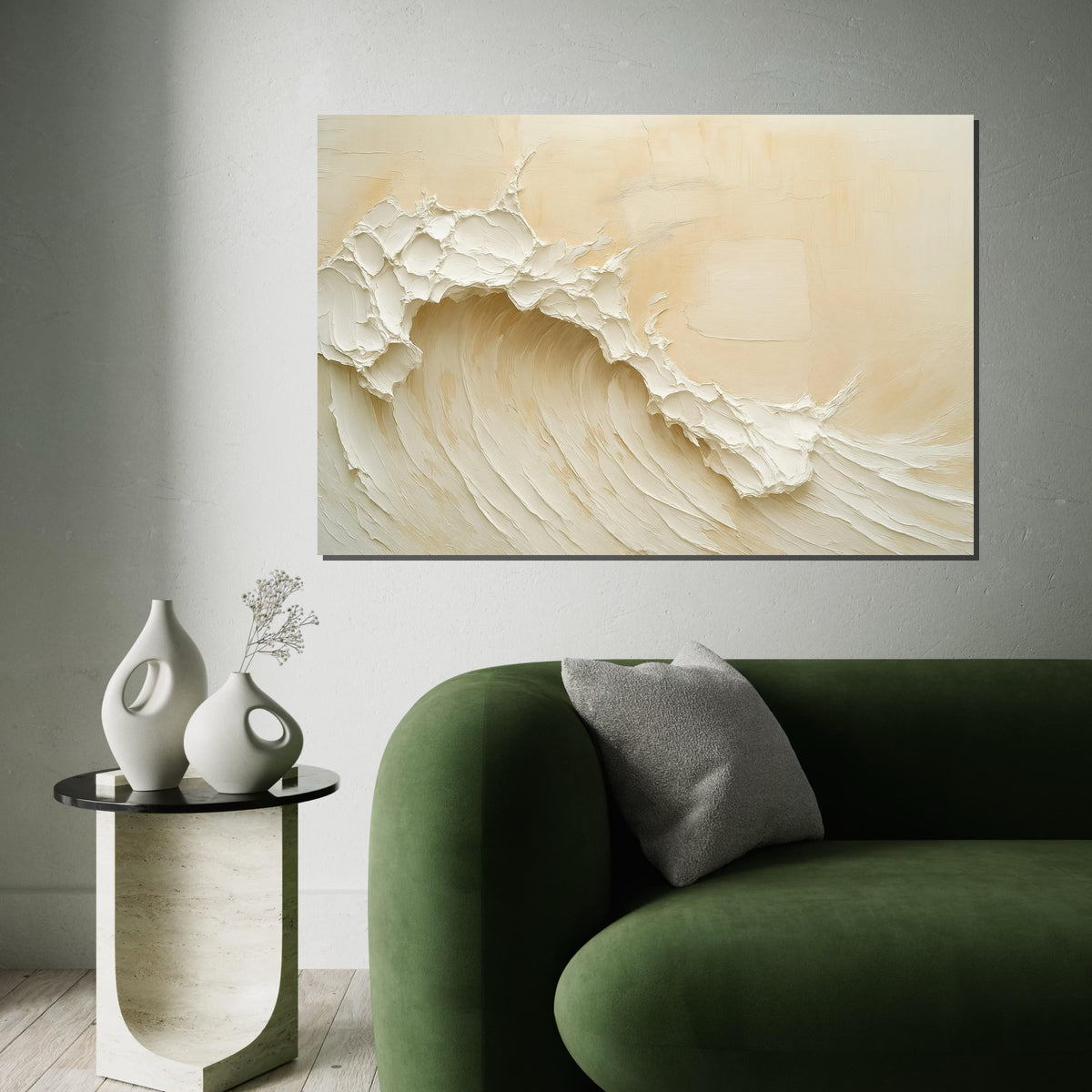 Print ART, Wave Canvas, Abstract Wave Wall Art, Ocean Art, Wall Art Canvas Design, Ready to Hang Decoration