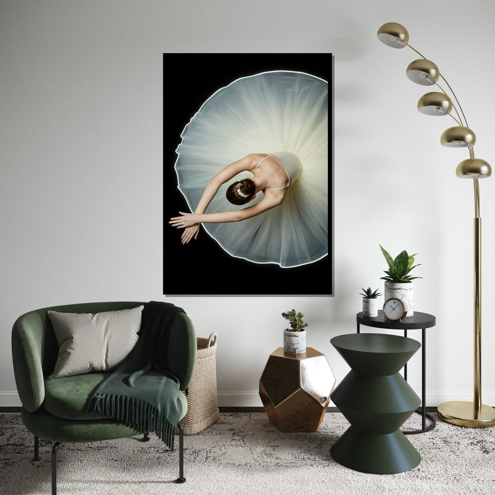 Ballerina Canvas, Elegant Dance Art, Ballet Wall Print, Graceful Dancer Art, Wall Art Canvas Design, Ready To Hang Decoration, Print Canvas