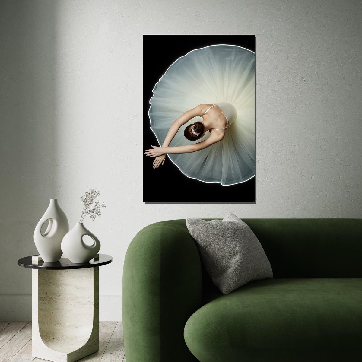 Ballerina Canvas, Elegant Dance Art, Ballet Wall Print, Graceful Dancer Art, Wall Art Canvas Design, Ready To Hang Decoration, Print Canvas