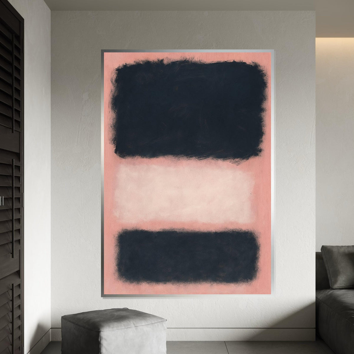 Mark Rothko Canvas, Mix Abstract Wall Art, Mark Rothko Style Print,Affiche Art,Expressionist Canvas Painting,Ready To Hang Decor,Print Art