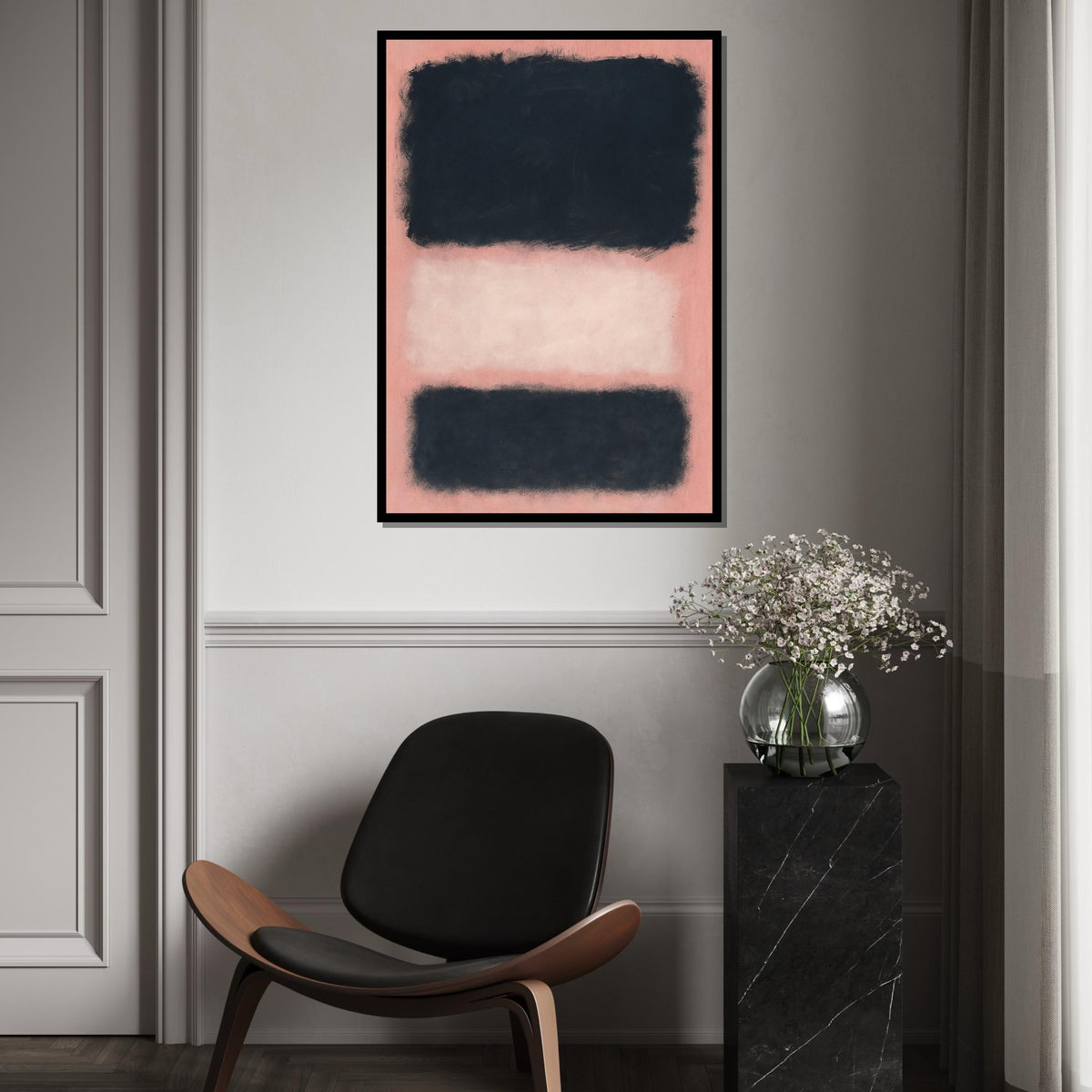Mark Rothko Canvas, Mix Abstract Wall Art, Mark Rothko Style Print,Affiche Art,Expressionist Canvas Painting,Ready To Hang Decor,Print Art